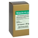 Niacin 40 mg per capsule 120 St