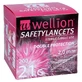 Wellion Safetylancets 21 G 2 mm Siguranță 200 buc