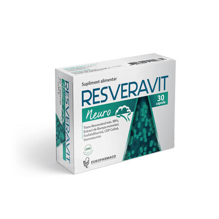 Resveravit Neuro, 30 Kapseln, Europharmaco