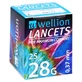 Lancetă Wellion 28 G 0,37 mm 25 buc