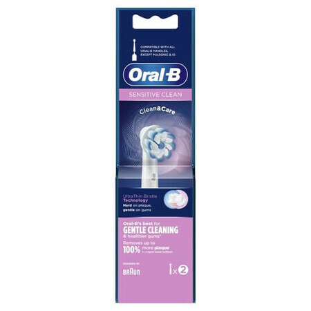 Recharge pour brosse à dents électrique Sensi UltraThin, 2 pièces, Oral-B