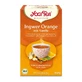 YOGI TEA, gember sinaasappel met vanille, biologische kruidenthee 17X1,8 g