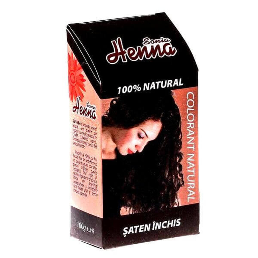 Sonia Henna dark satin hair dye, 100 g, Kian Cosmetics