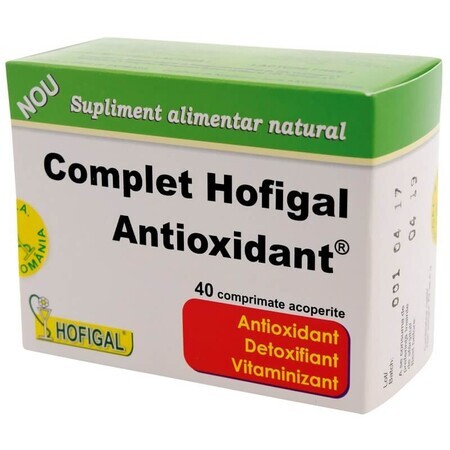 Complet Antioxidant, 40 compresse, Hofigal