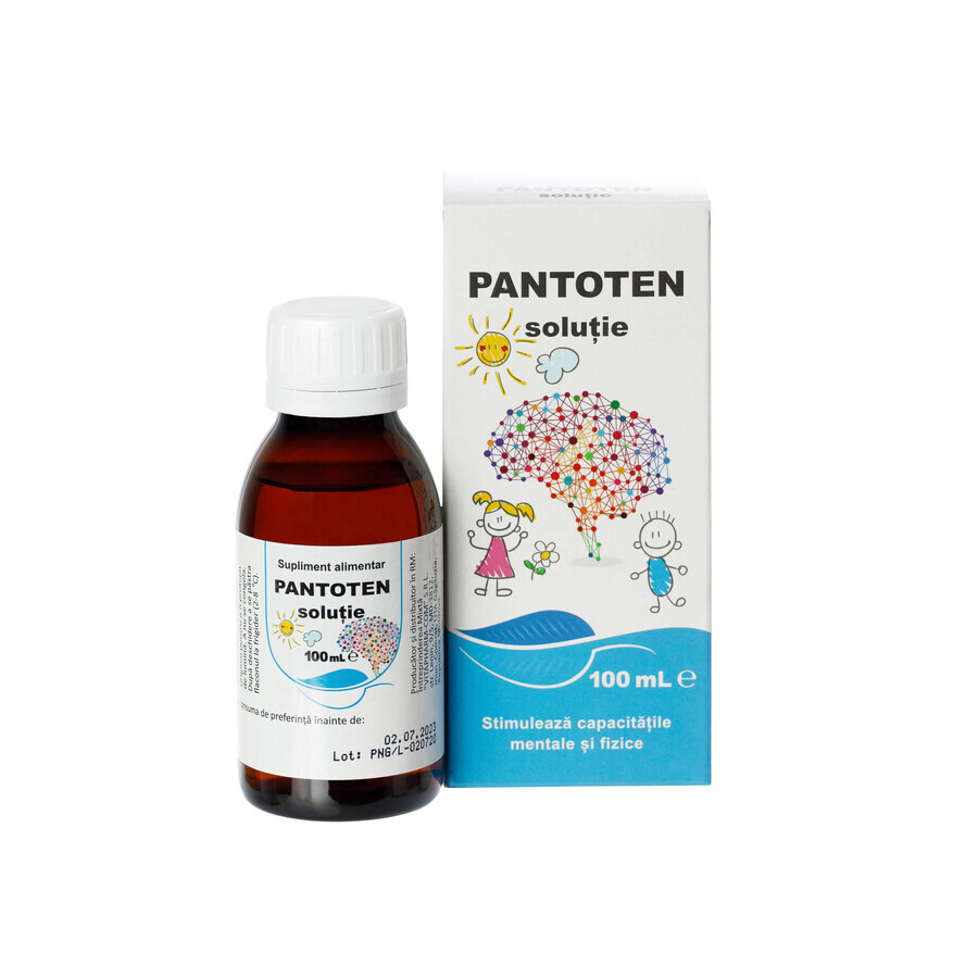 Pantoten, solution avec fructose, 100 ml, VitaPharm Évaluations