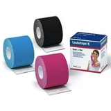 Leukotape k venda adhesiva para vendaje fisioterapéutico anchura 5 cm longitud 5 m color azul claro en rollo