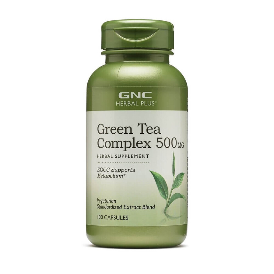Complexe de thé vert 500 mg (199014), 100 gélules, GNC