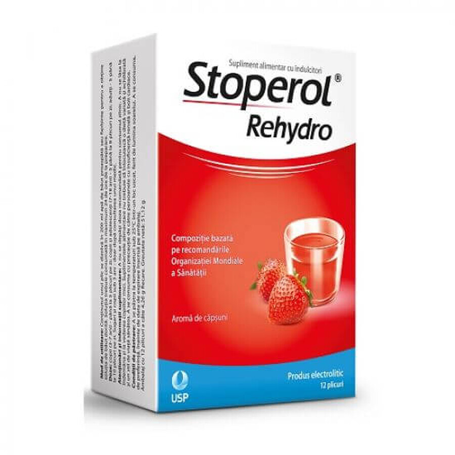 Stoperol Rehydro, 12 Beutel, USP Rumänien