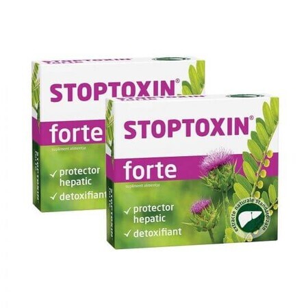 Stoptoxin Forte, 30 Kapseln + 30 Kapseln, Fiterman
