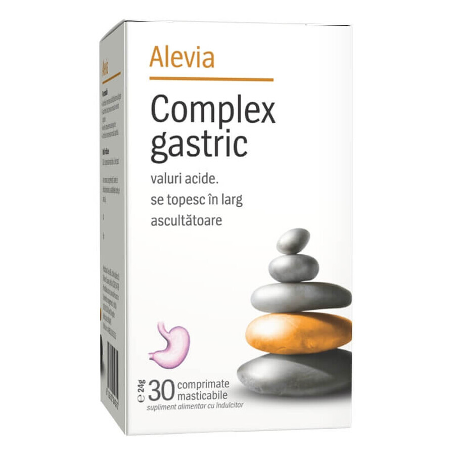 Complexe gastrique, 30 comprimés, Alevia