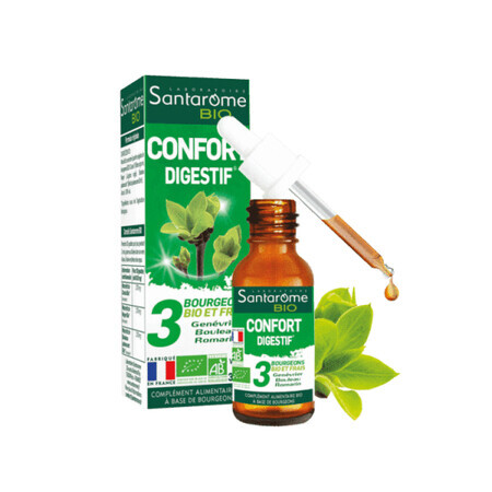 Gemmo Digestive Comfort Eco Supplement, 30 ml, Santarome