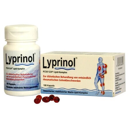Complexe lipidique marin Lyprinol, 180 gélules, Pharmalink