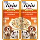 INABA Churu Dog Twin, XS-XL, Pui și Vită, plic hrană umedă fără cereale câini, (în supă), 80g