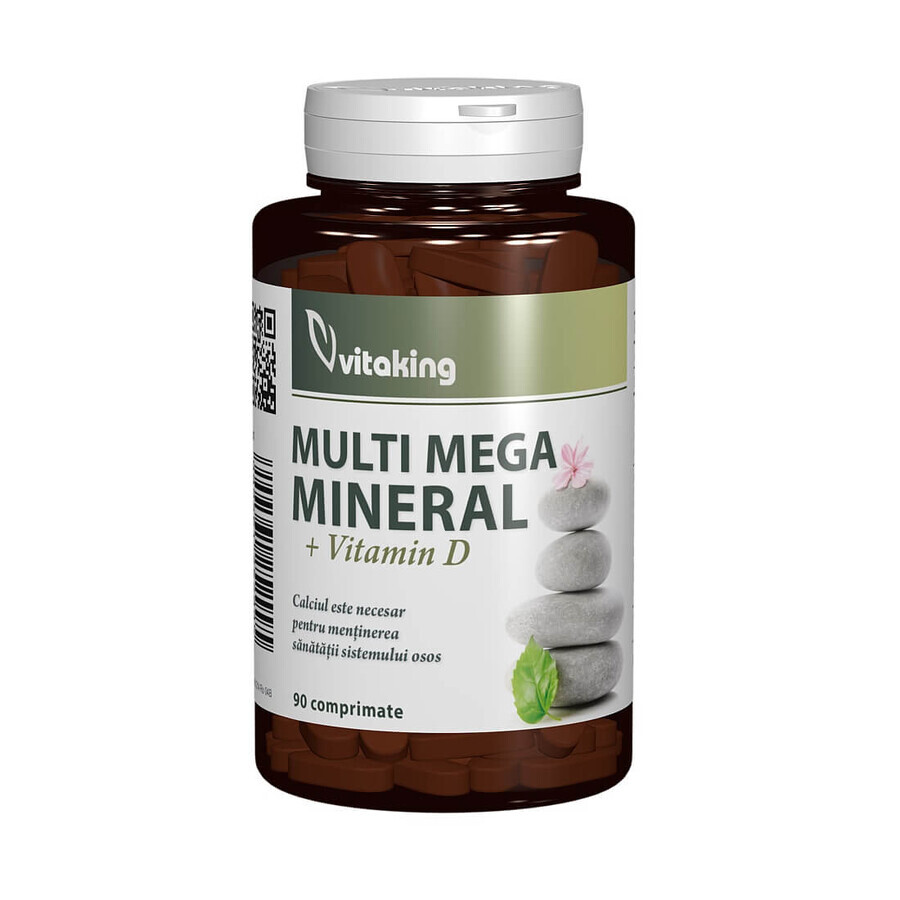 Multimineralkomplex mit Vitamin D, 90 Tabletten, Vitaking