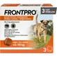 FRONTPRO, deparazitare externă câini, M(4 - 10kg), comprimate masticabile, 28mg x 3buc