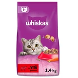 WHISKAS Adult, Beef, dry cat food, 1.4kg