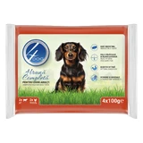 4DOG Mixt, XS-XL, Chicken and Beef, sachet wet dog food, (in sauce), multipack, 100g x 4pack