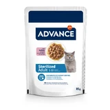 ADVANCE Sterilized, Truthahn, Sachet Nassfutter für sterilisierte Katzen, (in Sauce), 85g