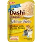 INABA Churu Dashi Delights Delicate Flakes, Pollo e Formaggio, bustina di cibo umido per gatti senza cereali, (topping), 40g