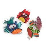 CAMON Little Birds, kattenkruid, kattenkruid, textiel, verschillende kleuren, 10cm, 1pc