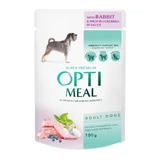 OPTIMEAL, XS-XL, Rabbit and Cranberry, sachet wet dog food, (in sauce), 100g