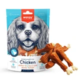 WANPY Jerky and Calcium Bone Wrap, XS-M, Chicken, reward pouch dogs, 100g