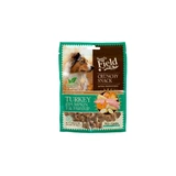 SAM'S FIELD Crunchy Snack, XS-XL, dinde et citrouille, sachet récompense sans céréales pour chiens, 200g