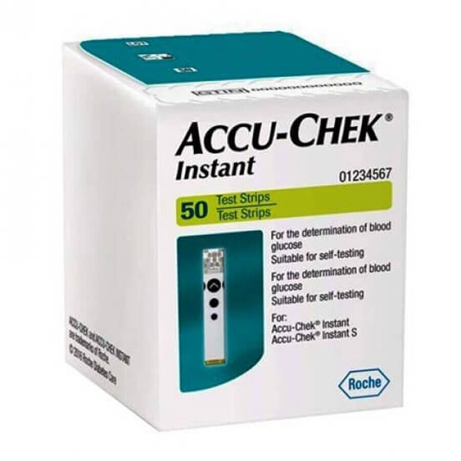 Accu-Chek Instant, Strisce Reattive per la Glicemia, 50 Pezzi, Roche  recensioni