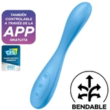 Satisfyer Connect G-Spot Flex 4+ Multivibrator App - Blauw