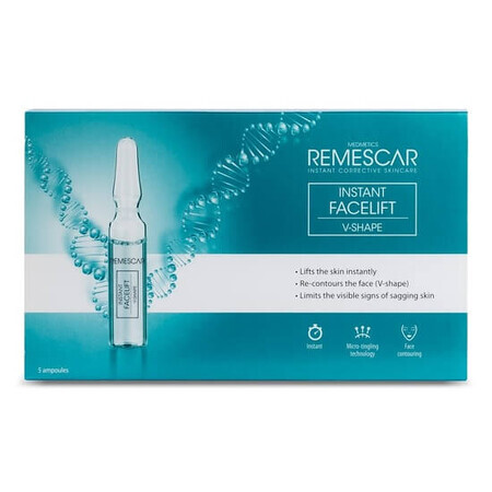 Tratament pentru fermitate V-Shape, 5x2 ml, Remescar