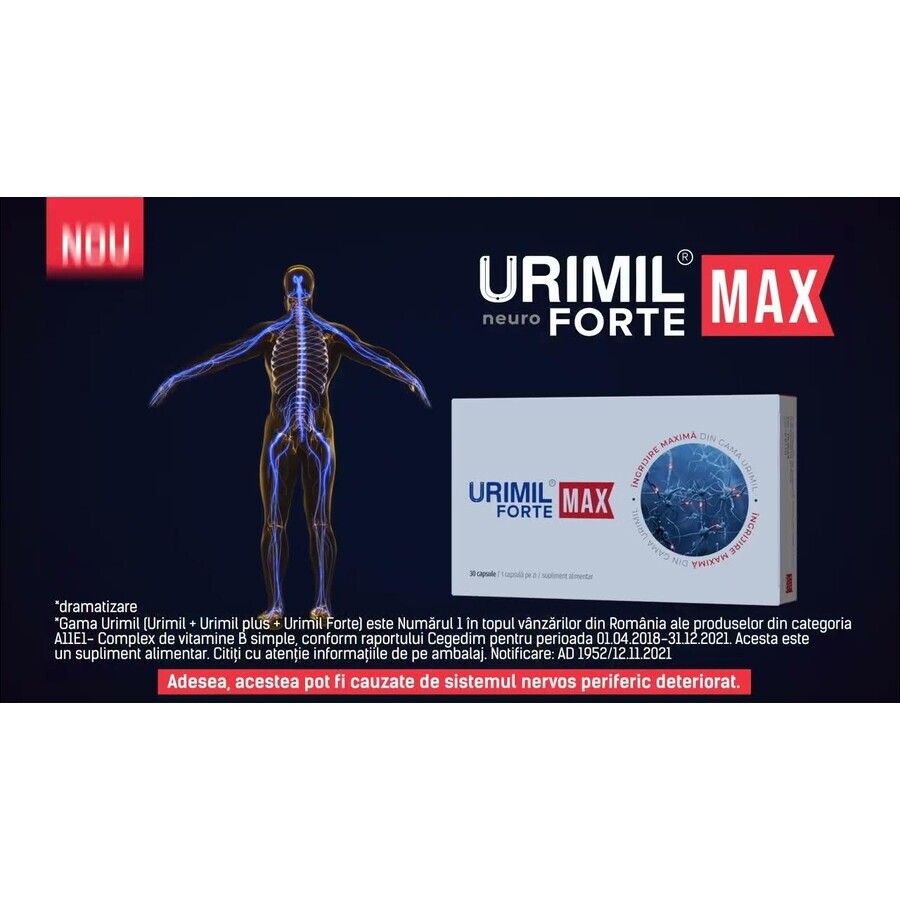 Urimil Forte Max, 30 Kapseln, Plantapol