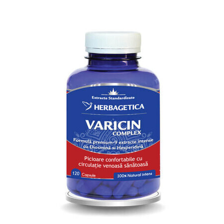 Varicin Complex, 120 gélules, Herbagetica