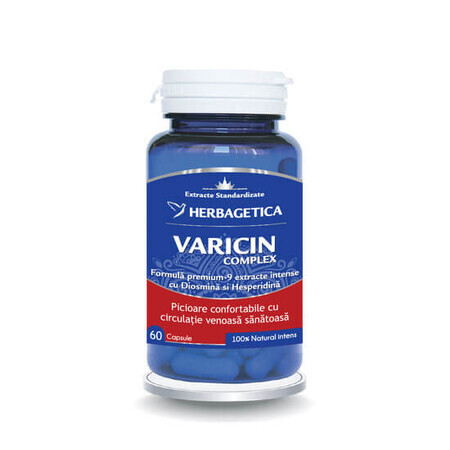 Varicin Complex, 60 gélules, Herbagetica