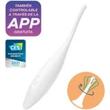 Satisfyer Connect Twirling Joy Clitoris Stimulator - Wit