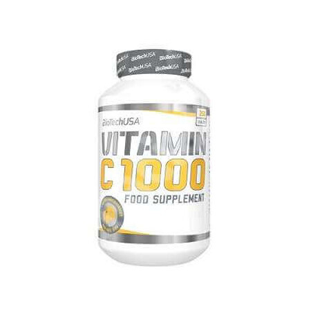 Vitamine C 1000 Bioflavonoïdes, 250 comprimés, Biotech USA