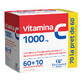 Vitamine C 1000 mg, 60 + 10 comprim&#233;s pellicul&#233;s, Fiterman