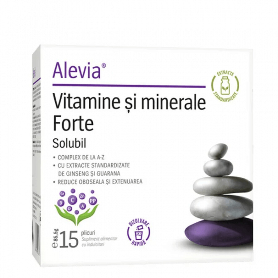 Vitamines et minéraux Forte, 15 sachets, Alevia