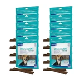 Virbac Veggiedent Fr3sh M, Dental Snacks For Medium Breed Dogs, Pack 10 units