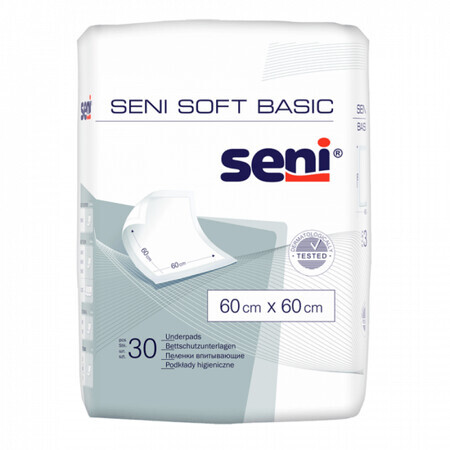 Ailes de protection Soft Basic, 60x60 cm, 30 pièces, Seins