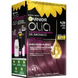 Garnier Olia Colorant permanent fără amoniac, miros plăcut cu uleiuri florale naturale - Bold Violet Electric 4.26
