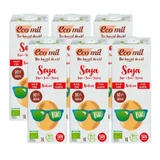 Ecomil Organic Soya Vegetable Drinks, Pack 6 x 1 liter