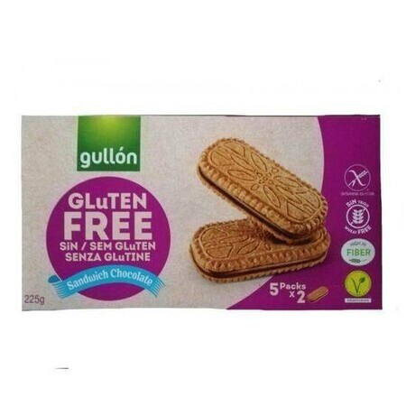 Biscuits sans gluten Sandwich au chocolat, 225 g, Gullon
