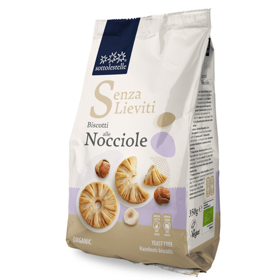 Biscuits aux noisettes bio, 350 g, Sottolestelle