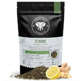 Edward Fields Tea Organic Green Tea in Bulk with Ginger and Lemon 30 Cups, 60 gr.