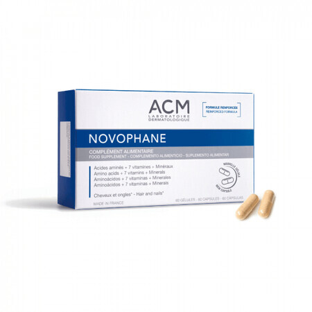 Novophane Haar- und Nagelkapseln, 60 Stück, ACM