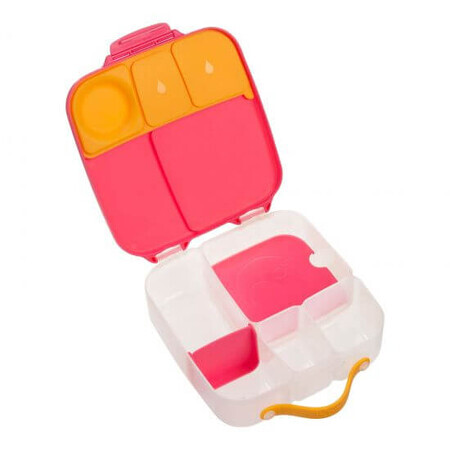 LunchBox Maxi-Lunchbox mit Fächern, 2 l, Pink + Orange, BBOX