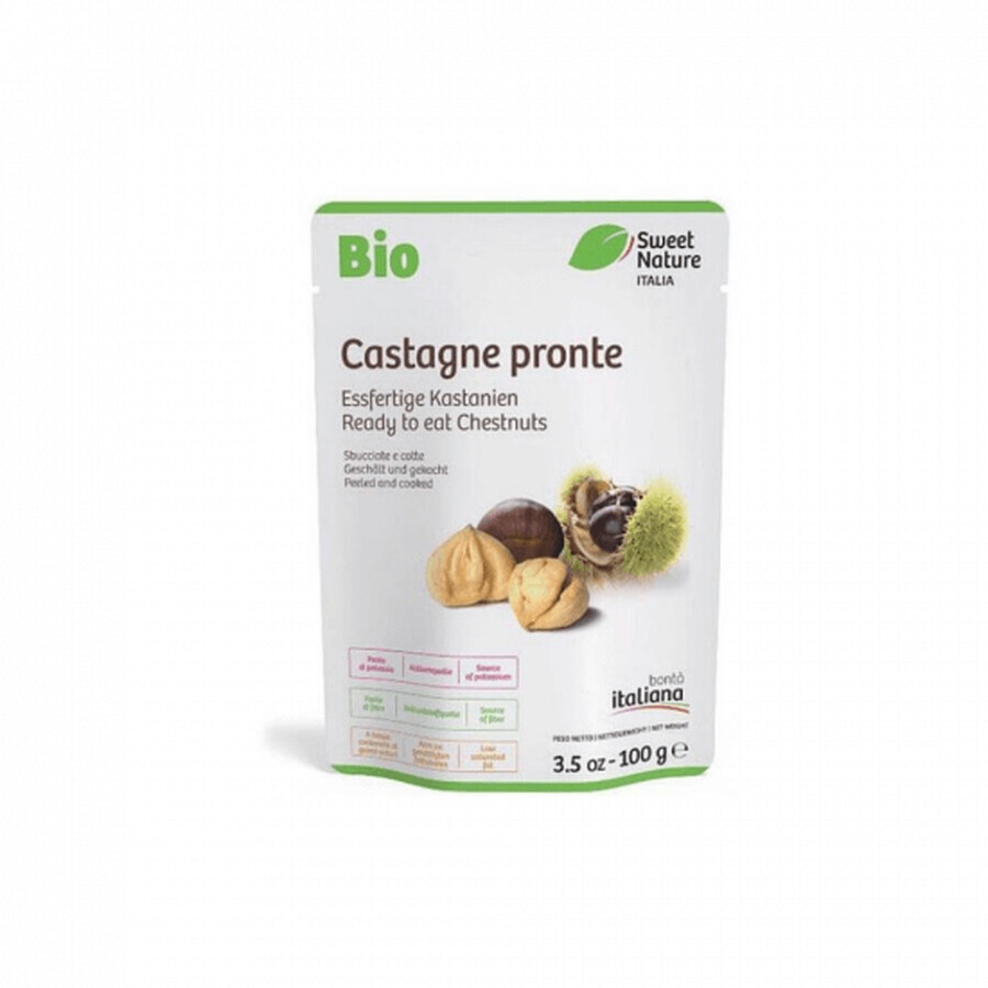 Eco châtaignes pelées, 100 g, Sweet Nature Italia