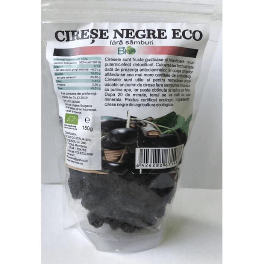 Cerises noires séchées Eco, 150 g, Managis