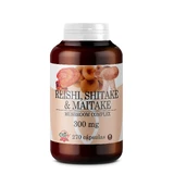 Obire Gran Formato Reishi + Shitake + Maitake 300 Mg , 270 capsules