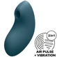 Satisfyer Air Pulse Vulva Lover 2 Stimulator &amp; Vibrator - Albastru